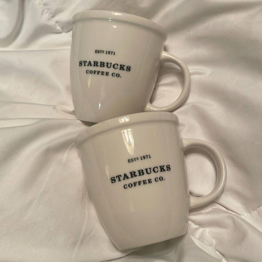 Starbucks 30th anniversary 6oz 2001 Espresso cups